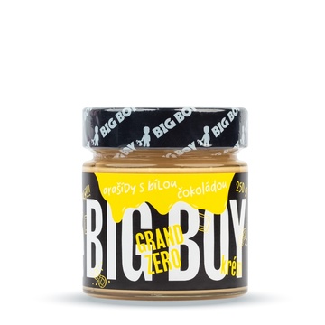 Grand Zero arašídový krém s bílou čokoládou 250 g BigBoy