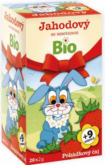 BIO jahodový čaj se šípkem 40 g Apotheke