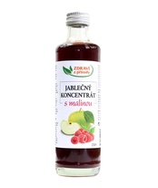 Jablečný koncentrát s malinami 250 ml Zdraví z přírody 