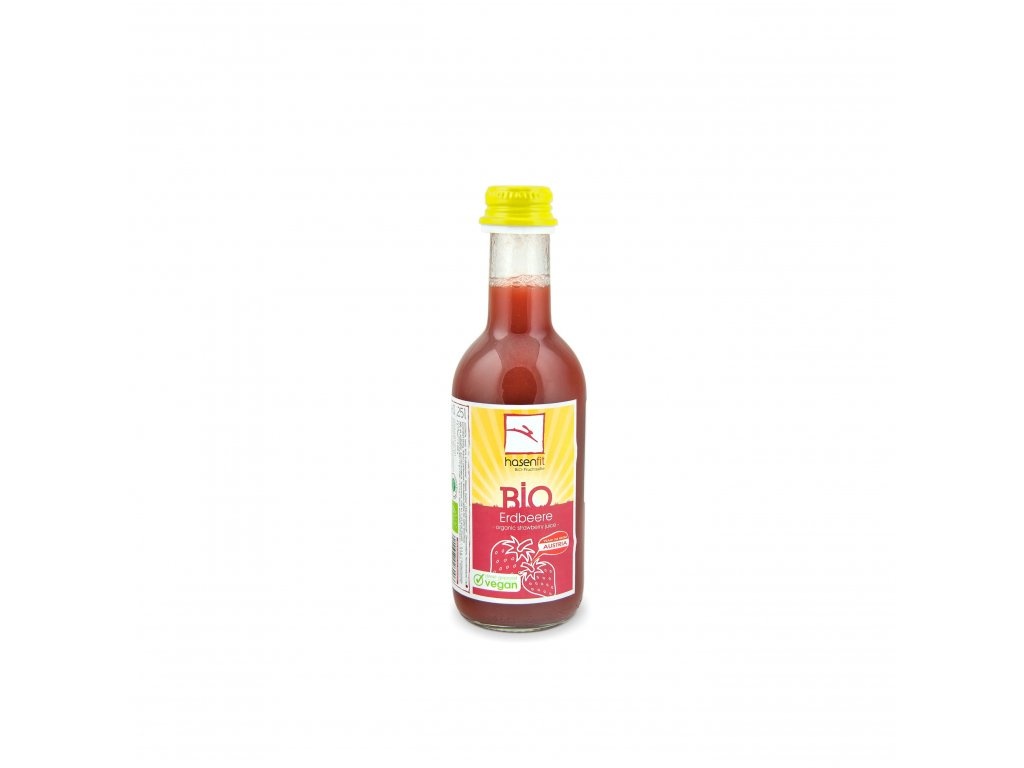 BIO jahodová šťáva 250 ml Hasenfit