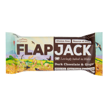 Flapjack ovesný čokoláda se zázvorem bezlepkový 80 g WHOLEBAKE 