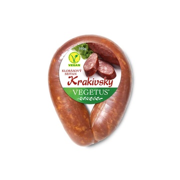 Klobásový seitan Krakivski 390 g Vegetus