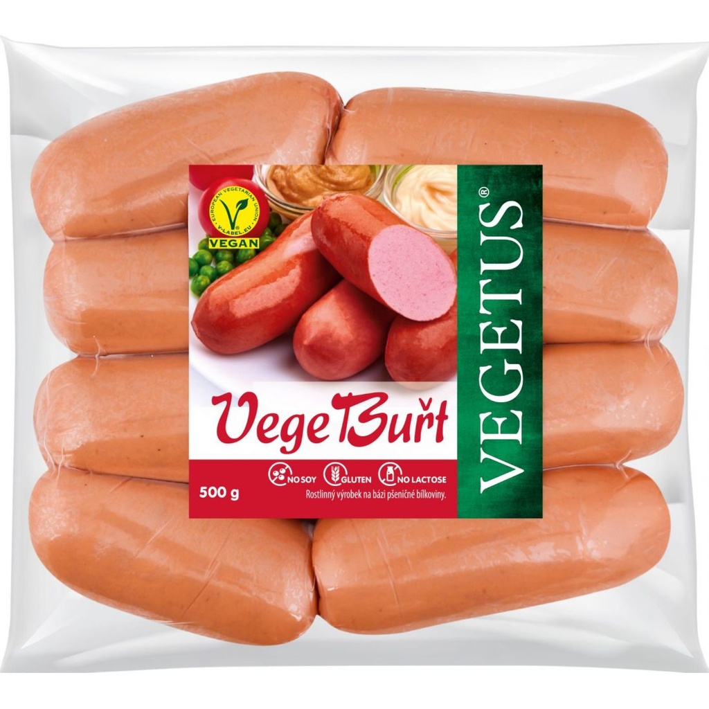 VegeBuřt 500g Vegetus