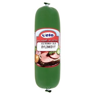 Vegetariánský salám bylinkový VETO 220g 
