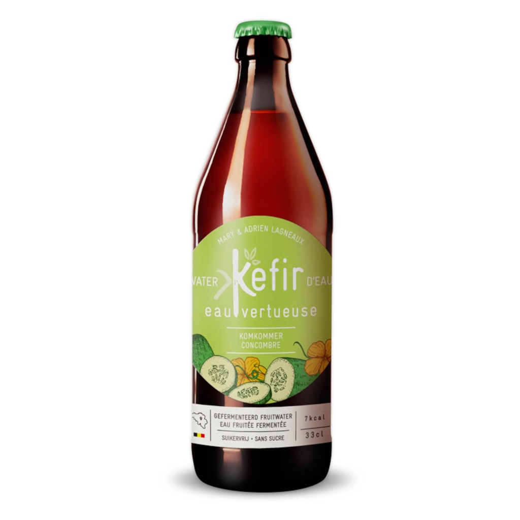 BIO/RAW kefírová limonáda Okurka 330 ml