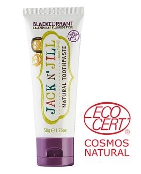 Přírodní zubní pasta pro děti Černý rybíz 50 g Jack and Jill