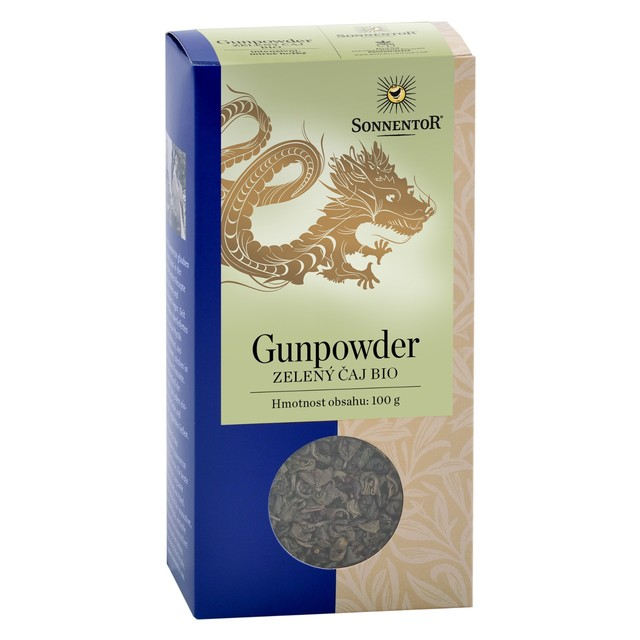 Bio čaj Zelený Gunpowder sypaný 100g Sonnentor
