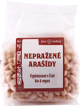 Bio arašídy loupané nepražené 200g