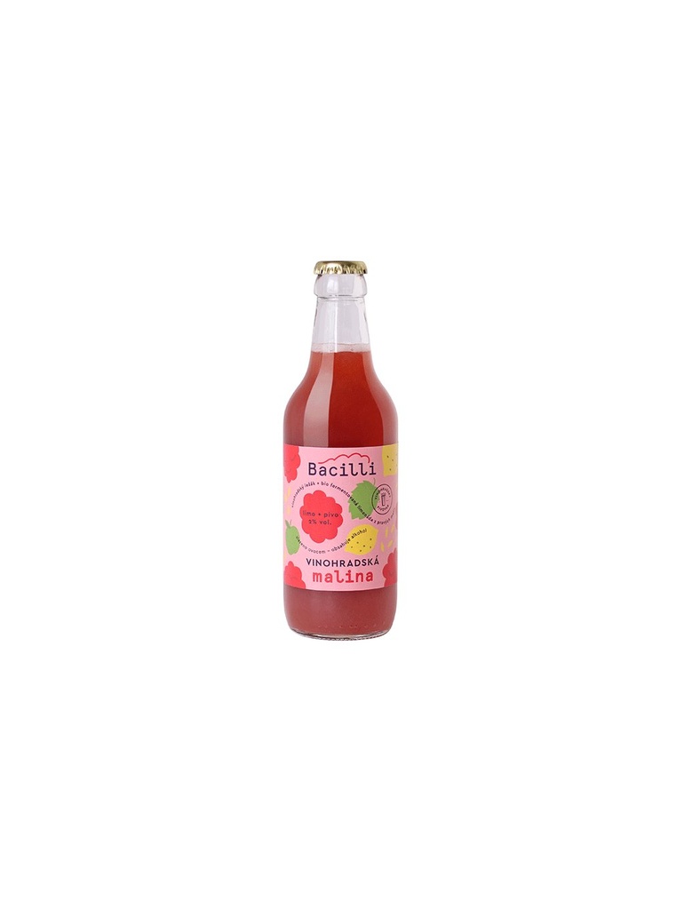 Vinohradská malina 2 % alk. 330 ml Bacilli