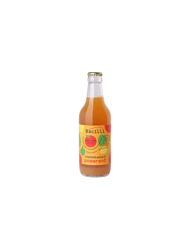 Vinohradský pomeranč 2 % alk. 330 ml Bacilli
