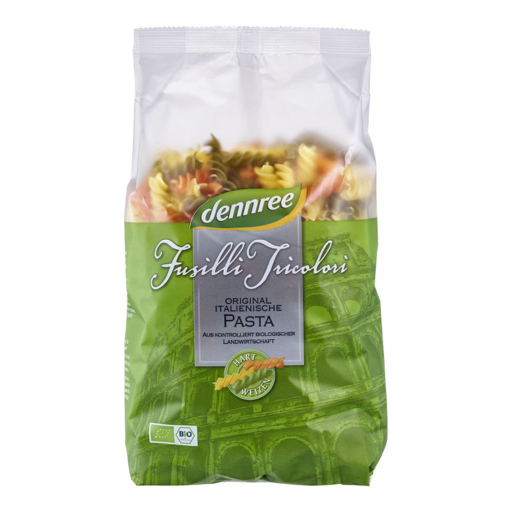 Bio fusilli Tricolori 500g Dennree