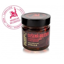 Sušená rajčata v oleji s chilli papričkami 160g Hradecké delikatesy
