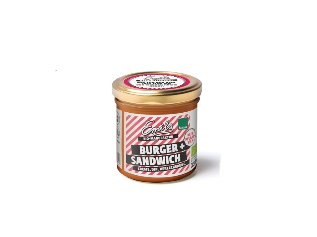 BIO burger/sendvičový krém 130 ml Emils