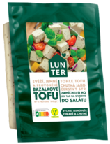 Bazalkové tofu 180g Lunter                                                                                                                              