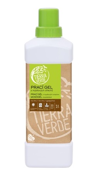 Prací gel z mýdlových ořechů na vlnu 1l Tierra Verde