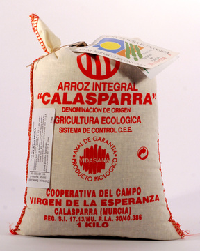 Bio Calasparra rýže 1 kg celozrnná natural