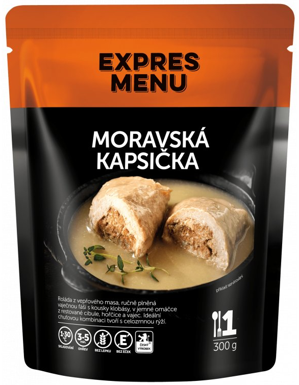 Moravská kapsička bez lepku 300g Expres Menu