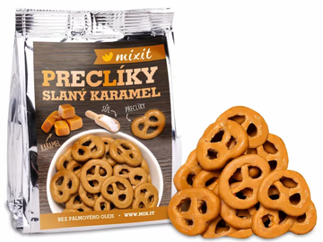 Preclíky do kapsy Slaný karamel 70 g Mixit 