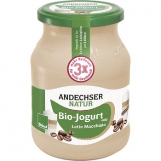 BIO jogurt latte macchiato 500 g Andechser