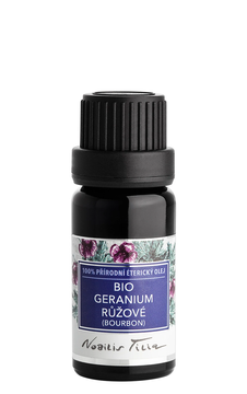 Éterický olej bio Geranium růžové 10ml Nobilis Tilia