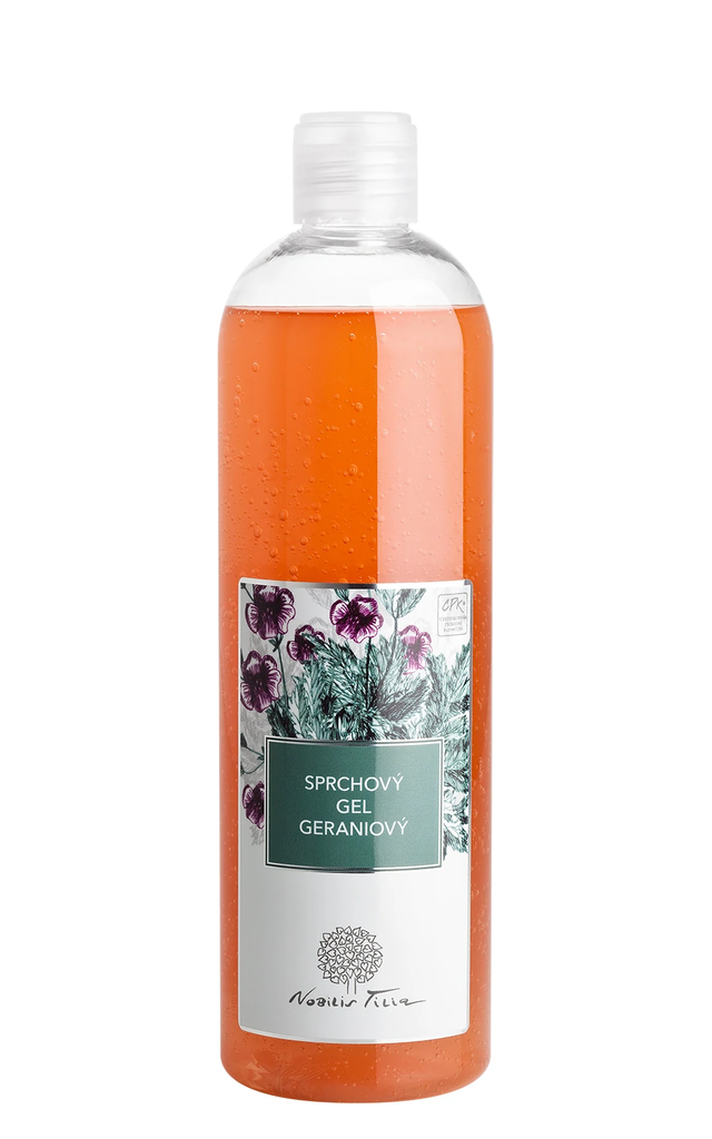Sprchový gel Geraniový 500ml Nobilis Tilia