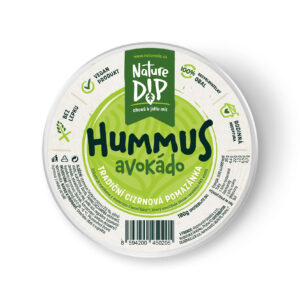 Hummus avokádo 180g NatureDip