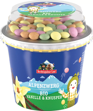 BIO vanilkový jogurt s čokoládovým dražé 137 Berchtesgadener Land