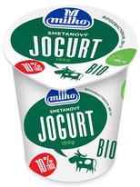 Bio jogurt bílý smetanový 150g Milko