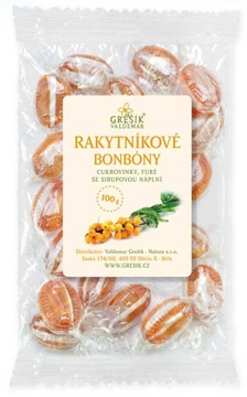 Rakytníkové bonbóny 100g Grešík