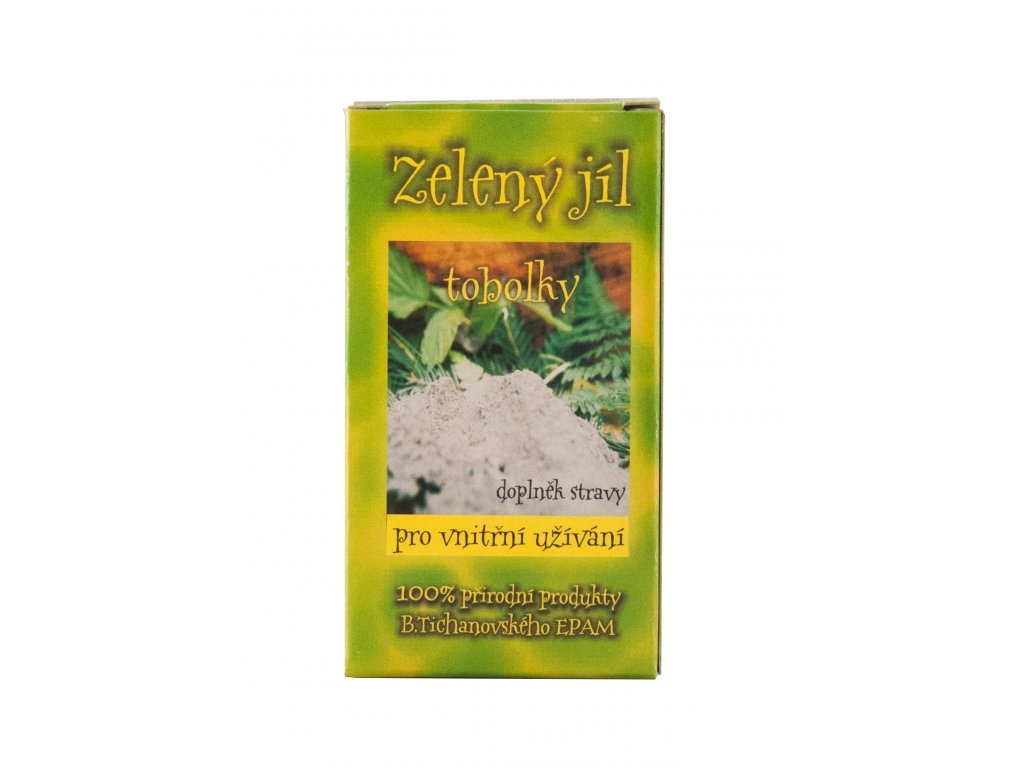 Zelený jíl tobolky 56ks Zentrich apatyka