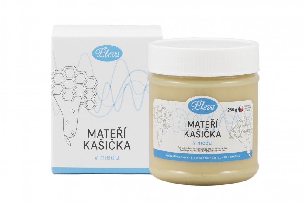 Mateří kašička v medu 250g Pleva