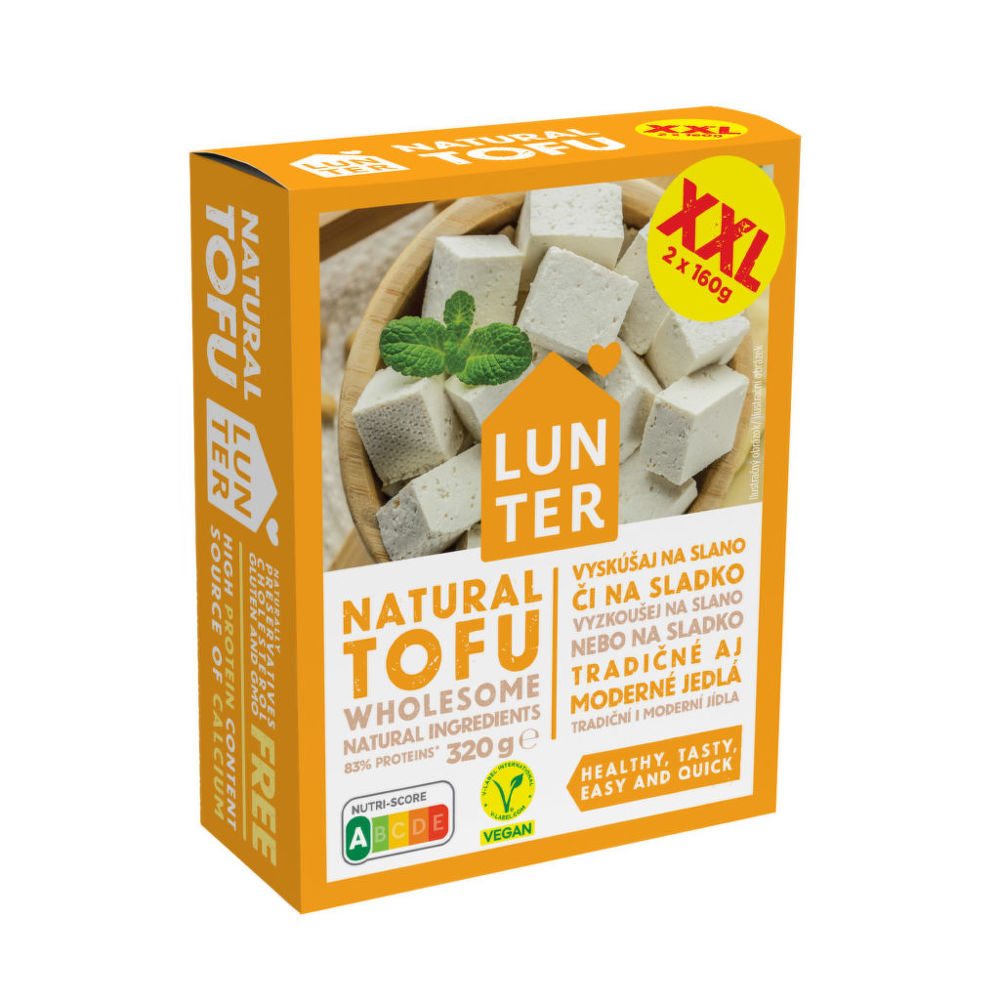 Tofu natural XXL 320 g Lunter