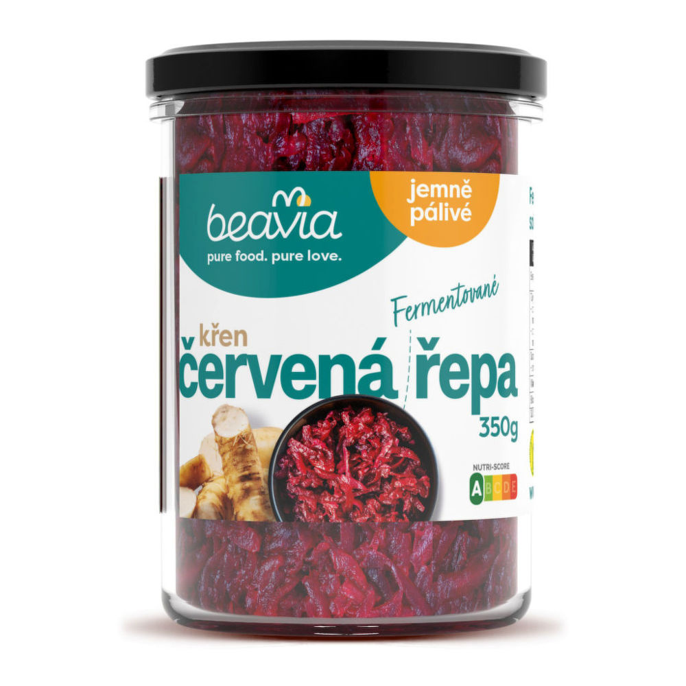 Fermentovaná červená řepa s křenem 350 g Beavia