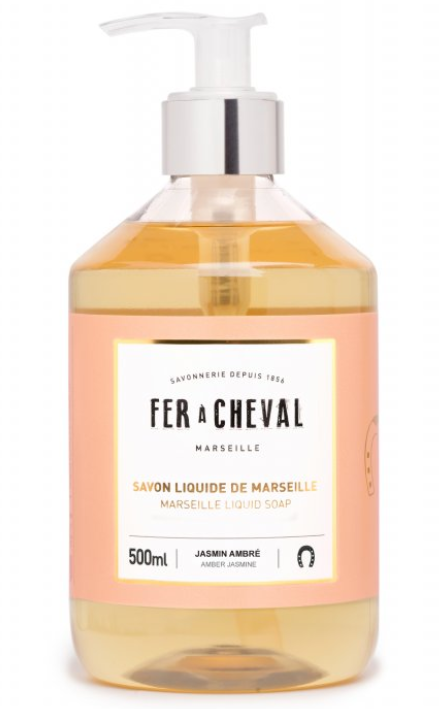 Marseillské tekuté mýdlo parfémované - jasmín a ambra 500 ml Fer á Cheval 