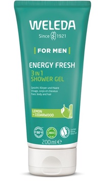 3v1 Shower gel for men Energy Fresh 200 ml Weleda