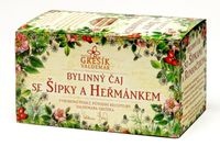 Bylinný čaj Se šípky a heřmánkem porcovaný 20x1,5g Grešík 30g