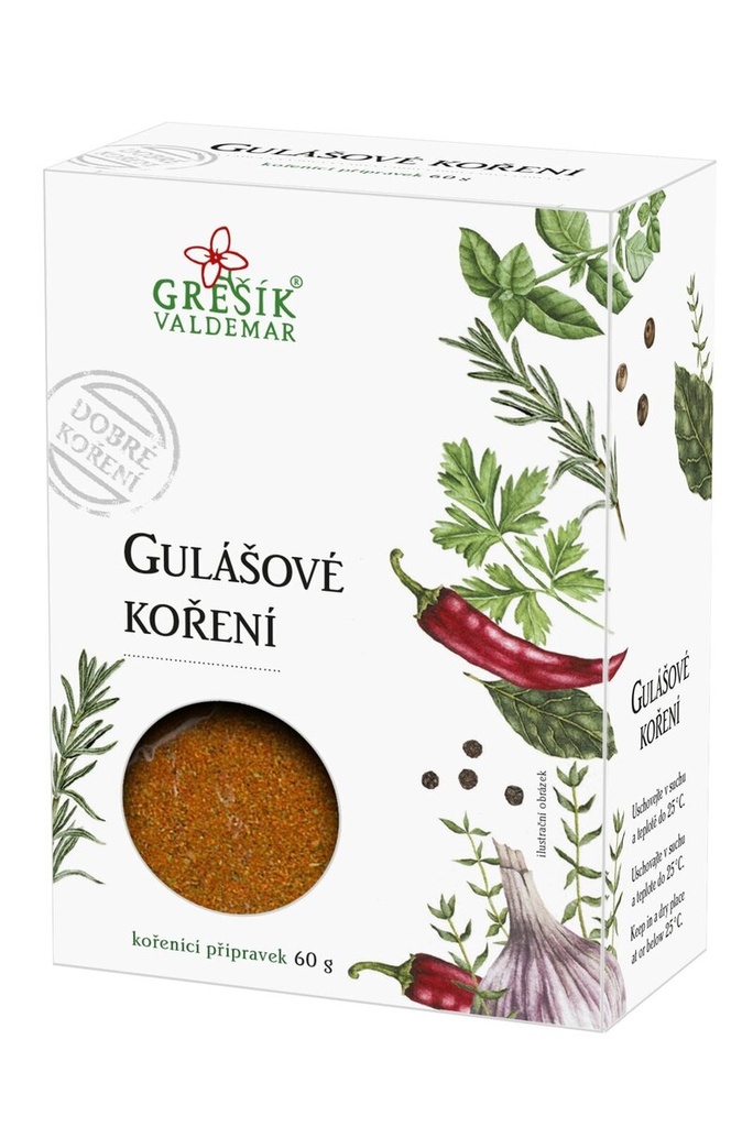 Gulášové koření 60g Grešík