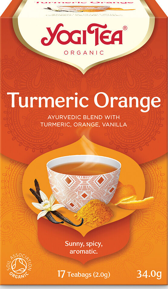 Yogi Tea Bio Kurkuma/pomeranč 34g 