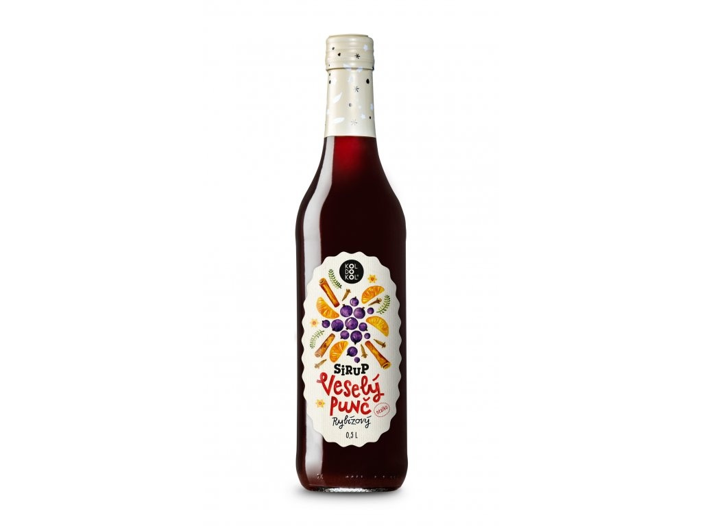 Rybízový veselý punč sirup 250 ml Koldokol