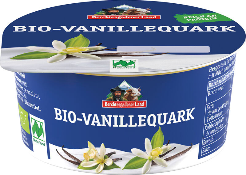 BIO vanilkový tvaroh 150 g Berchtesgadener Land