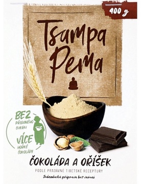 Tsampa Pema – Čokoláda a oříšek 400g