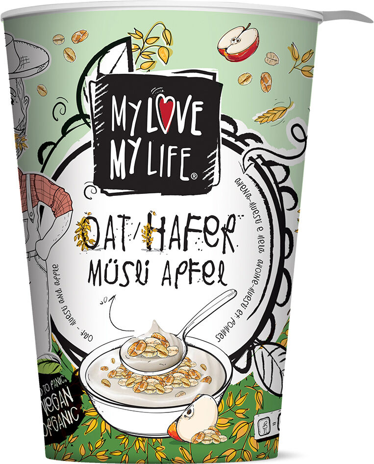 Bio zakysaný ovesný Müsli Jablko My Love My Life 400 g