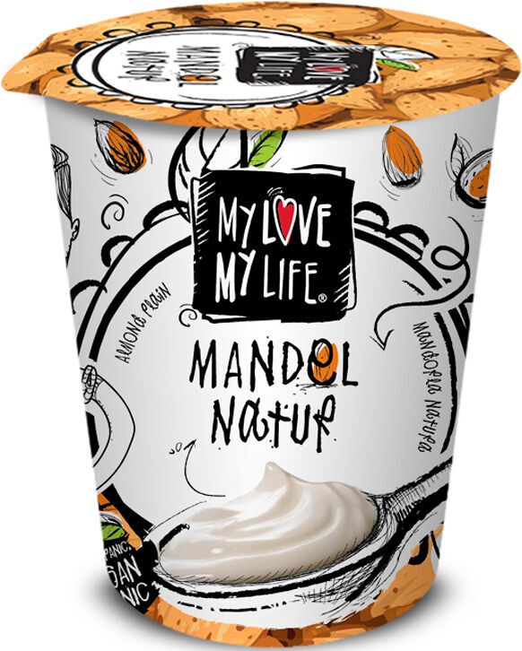 Bio zakysaný mandlový bílý My Love My Life 400 g Bio Nebio