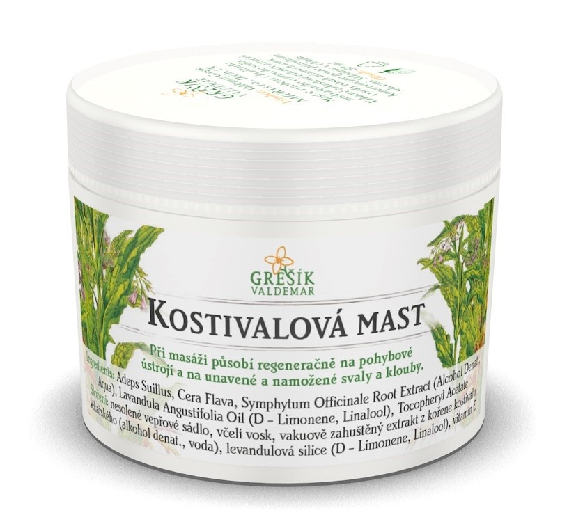 Kostivalová mast 50ml Grešík