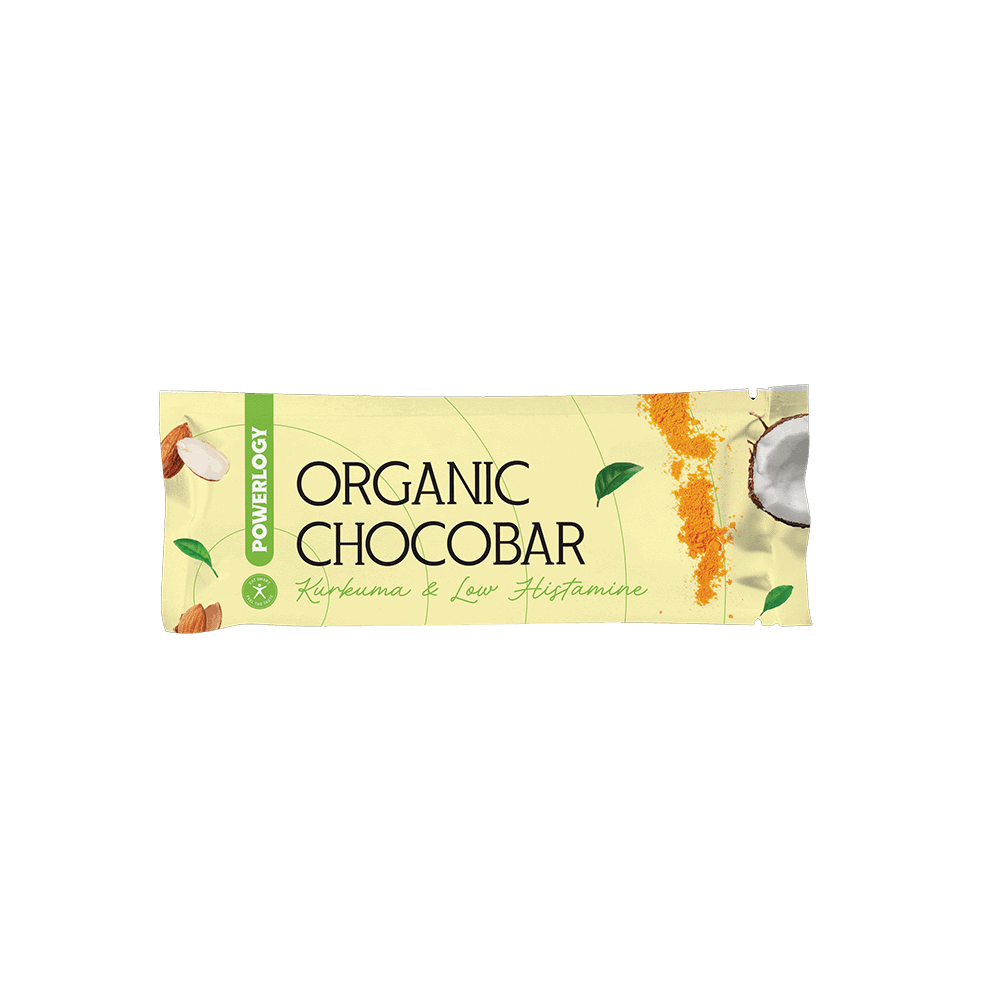 Powerlogy Organic Kurkuma Chocobar  50 g