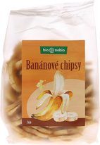 Bio banánové chipsy  150g BioNebio