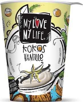 Bio zakysaný kokosový Vanilka My Love My Life 180 g