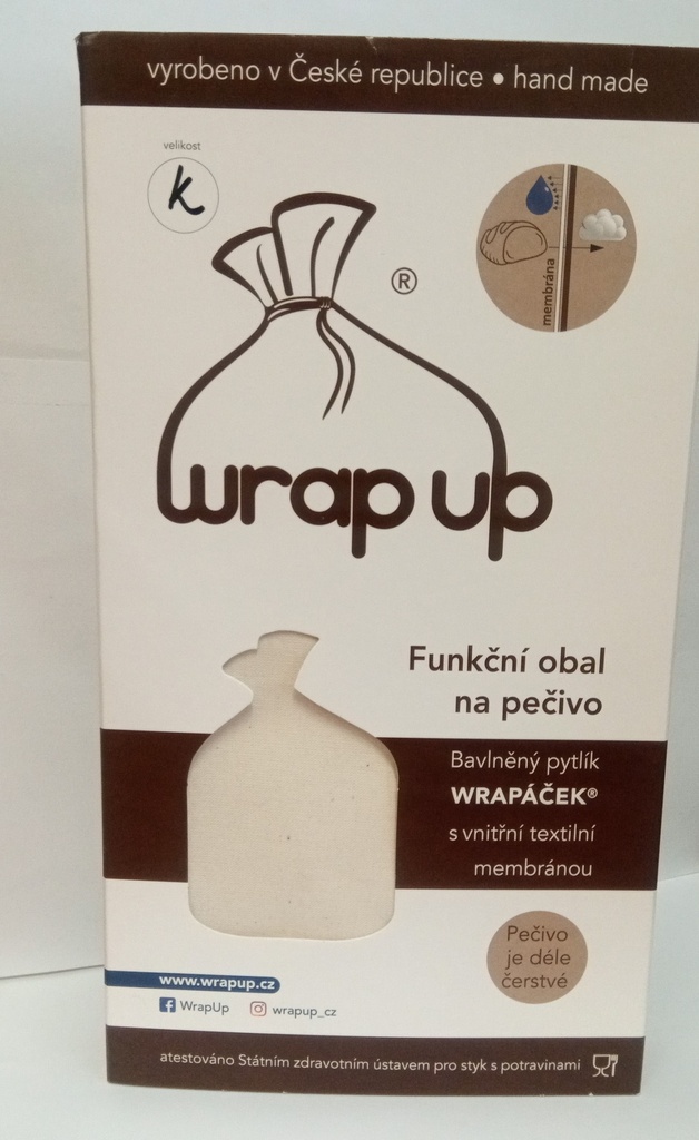 Funkční obal, pytlík na pečivo WRAP UP vel. K 1ks