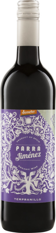 Bio Víno Tempranillo 2021 Familia Parra BIO Demeter 0,75 l