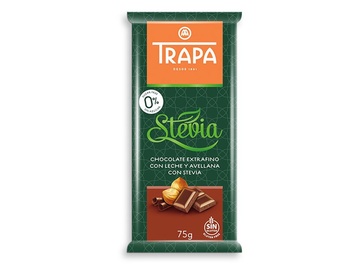 Čokoláda mléčná se stévií 75g Trapa